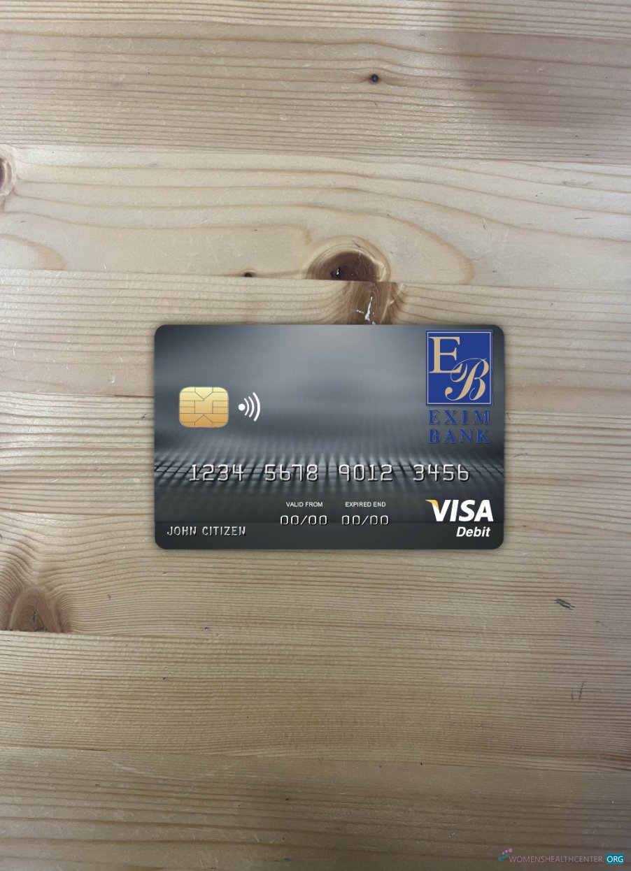 Download Comoros Exim bank visa card photolook front Photoshop template